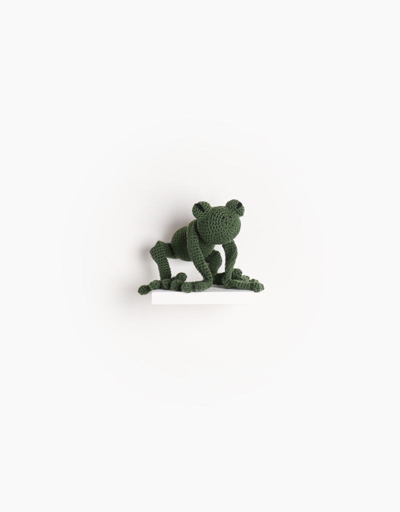 robert the frog crochet amigurumi project pattern kerry lord Edward's menagerie